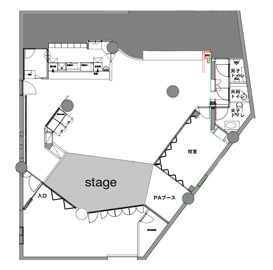 麻布バルーン 着席ライブやディナーショーなどの利用 70席
